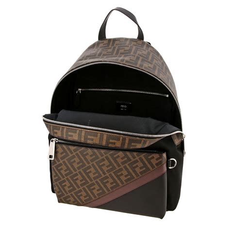 mochila fendi ojos|Mochilas de lujo para Hombre .